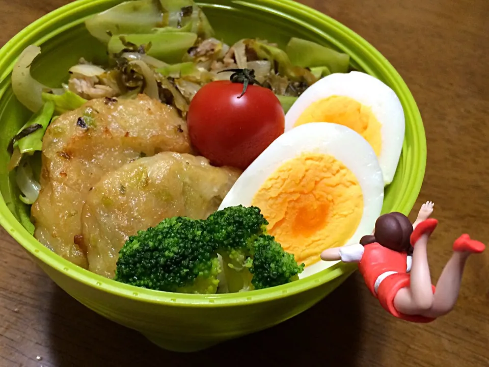 洗い物サボったせいで丼もの弁当〜豚肉の高菜炒め〜|もっつぁさん