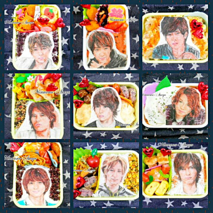 Hey Say Jump 弁当 集合写真オブラートアート みんなのあねご Snapdish スナップディッシュ Id H9rbta