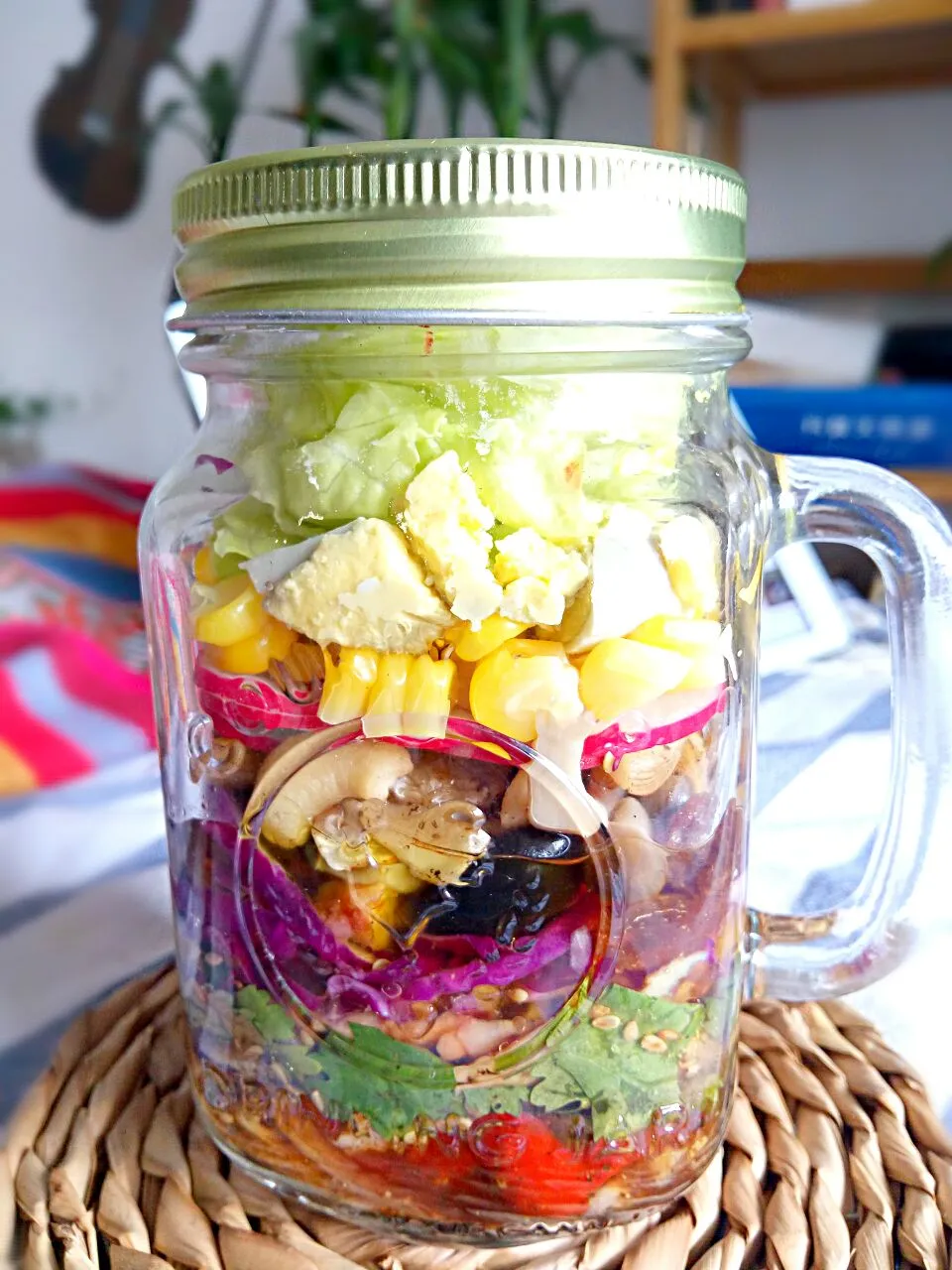 mason jar salad|Mirandaさん