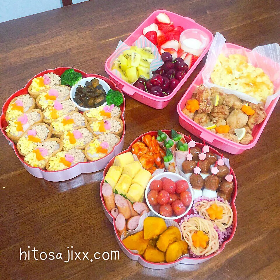 ♡お花見弁当♡|みぃmamaさん