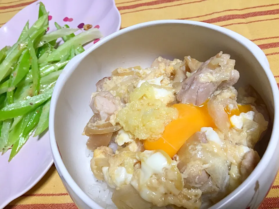 親子丼・セロリのマヨ炒め|Yuko Kisoさん