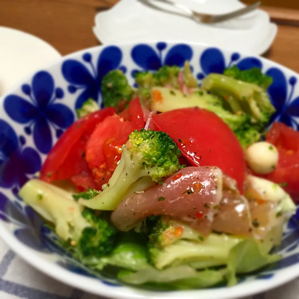 今日の夕飯☆サラダアップ|あさこさん