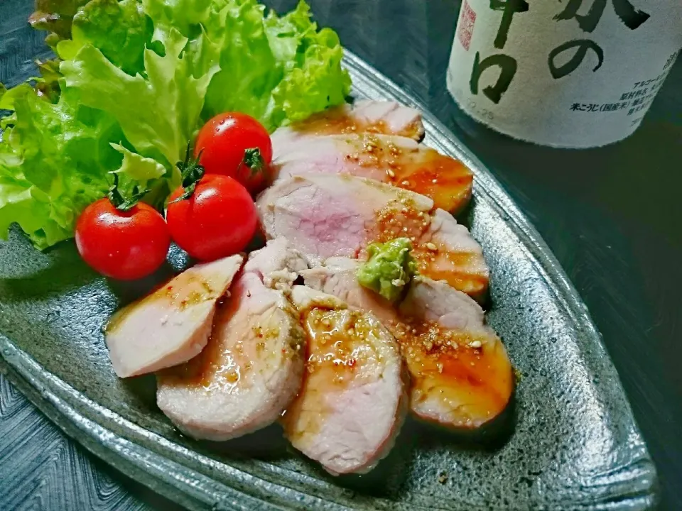 Snapdishの料理写真:シローさんの豚ヘレコンフィ “一食分の袋コンフィ レシピ”|sakurakoさん