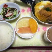 Snapdishの料理写真:4/13朝ごはん|透析ドットコム/ダイエット中(´Д` )さん