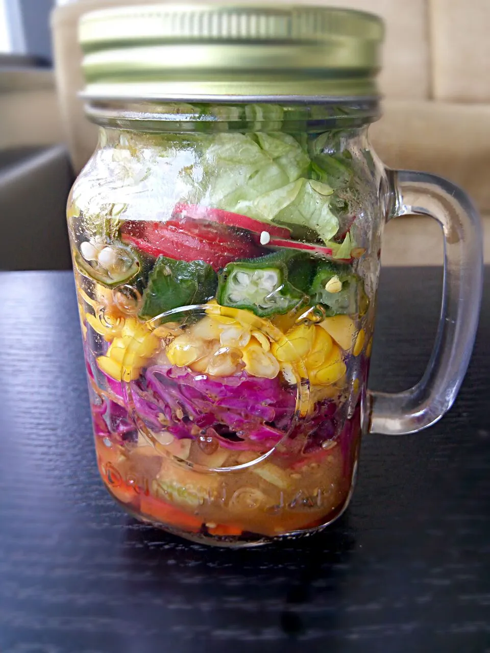 mason jar salad|Mirandaさん