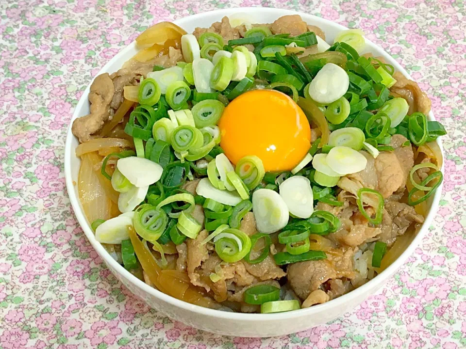 つゆだく！ねぎたま牛丼|Megumiさん