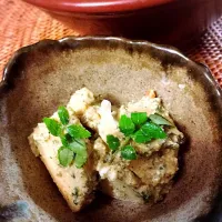 さかぽんさんの料理 筍の木の芽和え（お豆腐で）|さかぽんさん