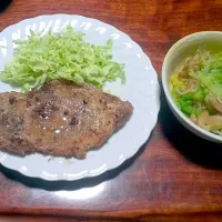 味噌漬け肉と野菜炒め|ゆいさん