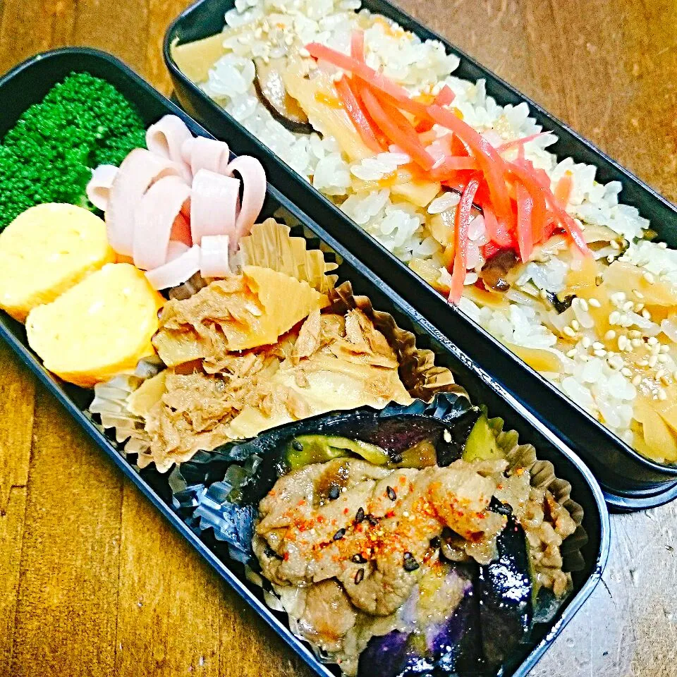 今日のお弁当🍱たけのこ|もぐもぐままちゃん (*ฅ́˘ฅ̀*) .｡.:*♡さん