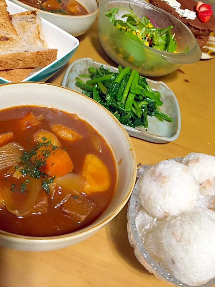 3000投稿記念🌟昨日の晩御飯。オイルおにぎりにチャレンジ٩꒰๑❛▿❛  ॢ̩꒱|さくたえさん