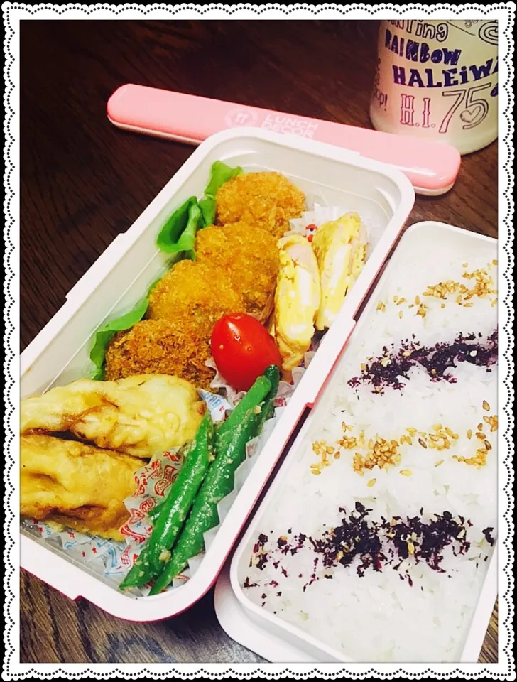 Snapdishの料理写真:今日の娘っちの お弁当|えみちさん