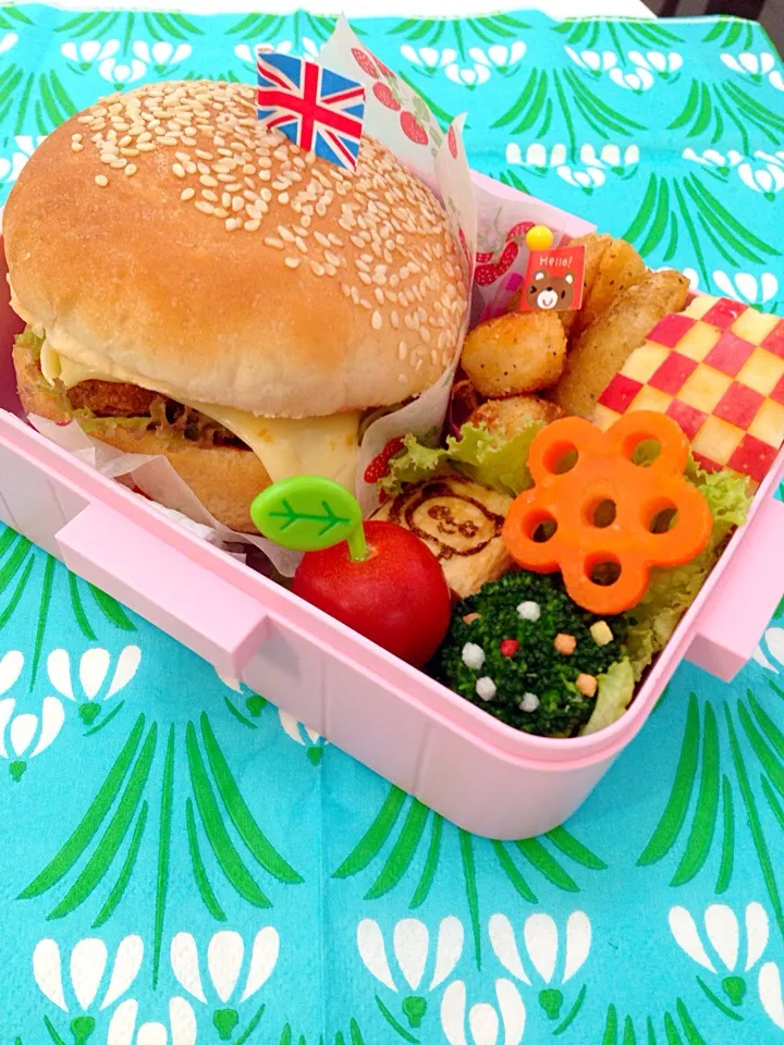 🌟ハンバーガー弁当🌟|ゆきさん