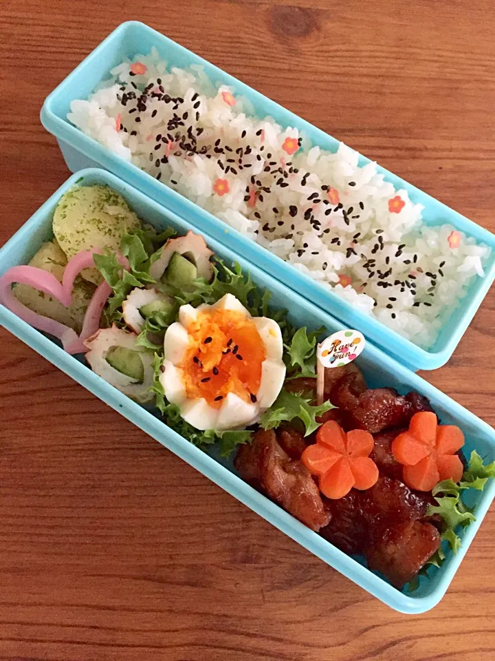 4/14 テリヤキチキン弁当🍱|カタツムリさん