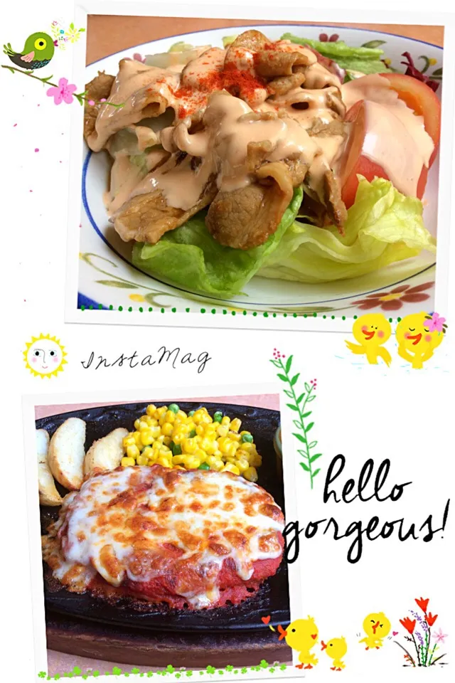 サイゼさんでお昼ご飯🍴😋|アライさんさん