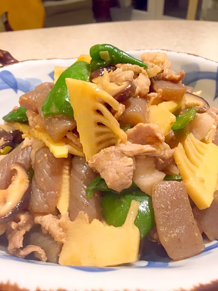 たけのこ豚肉味噌炒め|Mayumiさん