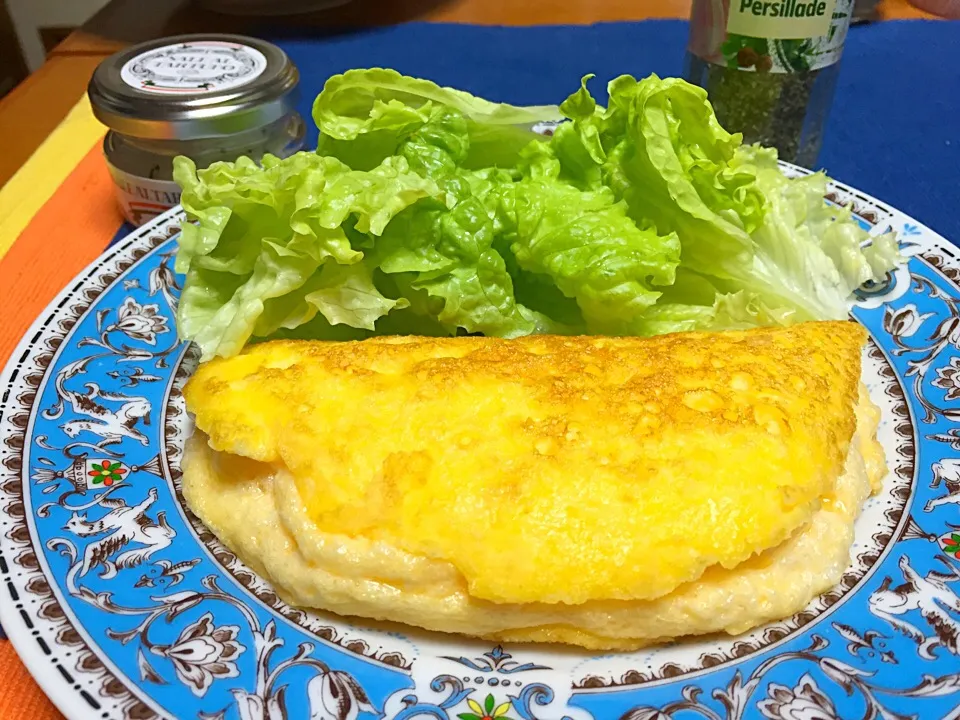 スフレオムレツ‼️
あぁ〜(@_@)しぼんじゃった！
トリュフ塩で食す(^^)|Yukihiko Ishidaさん