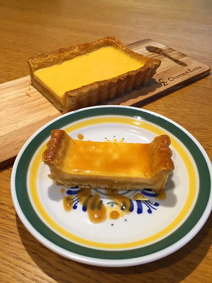 ハルさんの料理 クレームブリュレタルト
creme brulee tart|まつださんさん