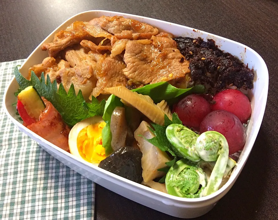 4月15日息子のお弁当|千鶴さん