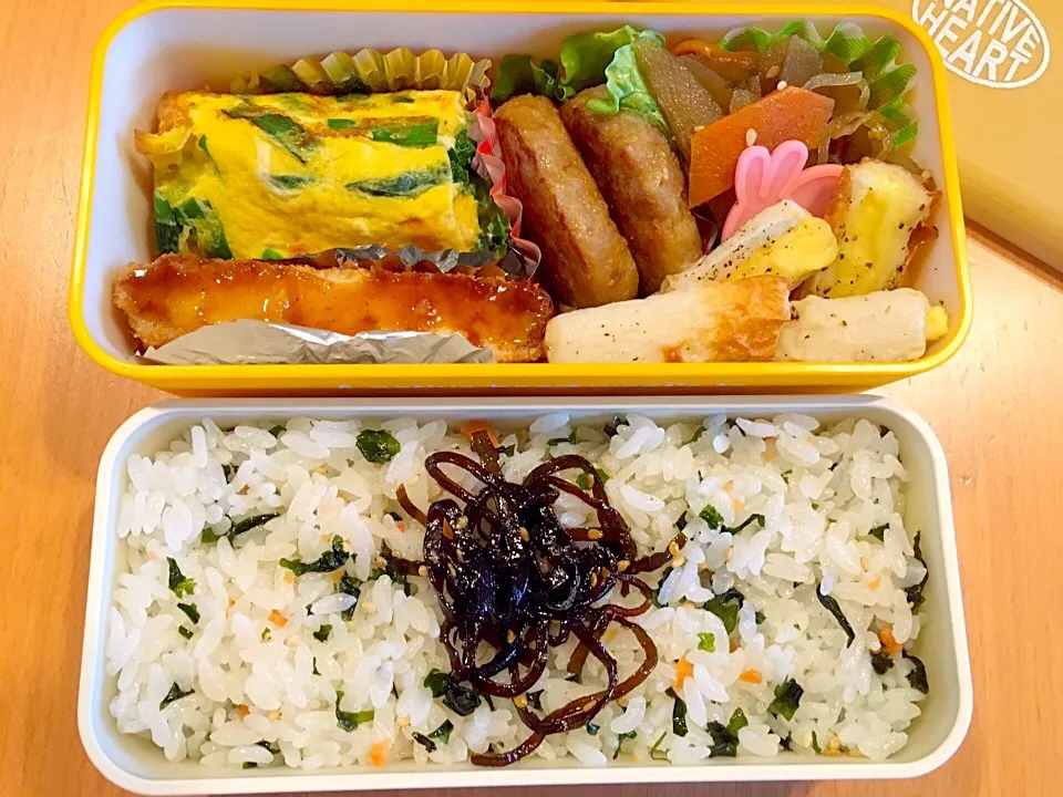 Snapdishの料理写真:娘弁当❤︎4/13|めーこさん