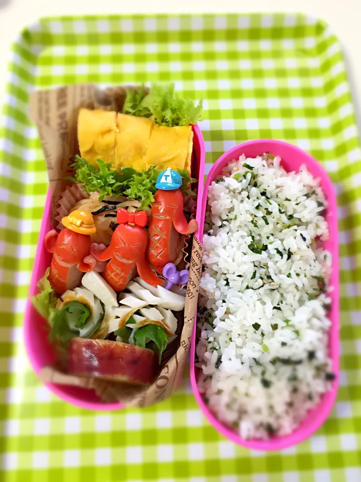 Snapdishの料理写真:JK祈のお弁当2016/4/15|よこたんさん