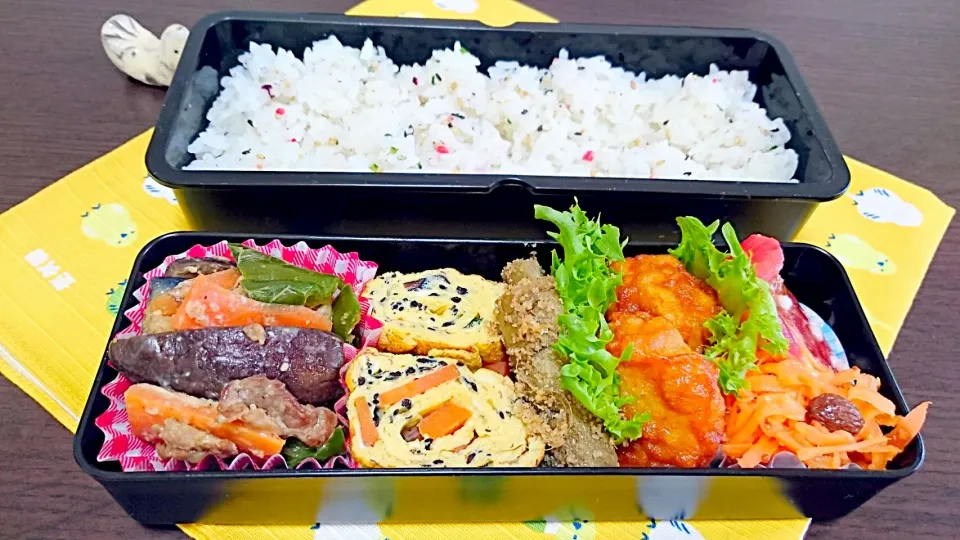 Snapdishの料理写真:2016/4/15(金) 旦那さん弁当✨|みんさん