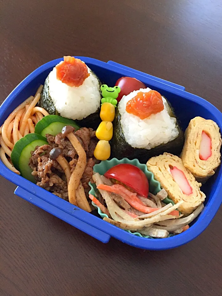 Snapdishの料理写真:牛肉のたれ炒め弁当|kiicoさん