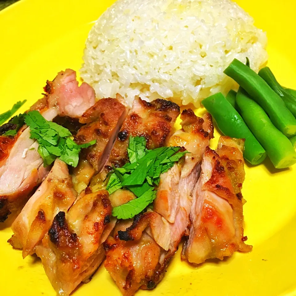 チキングリル、グリーンカレー風味|charさん