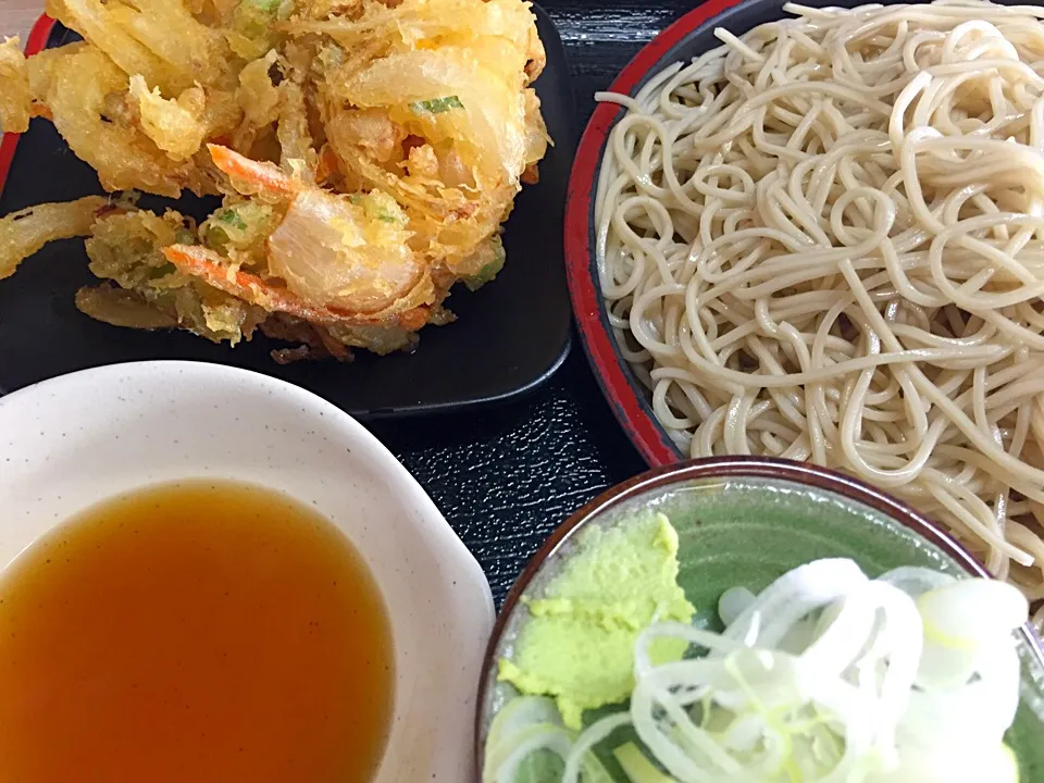 立ち食いそば手帳 名店120［首都圏編］あり賀せいろう（馬喰町）かき揚げせいろ大盛|buhizouさん