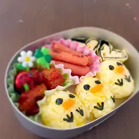 Snapdishの料理写真:ひよっこ幼稚園児弁当|acha618さん