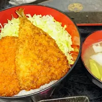 Snapdishの料理写真:ミックスフライソース丼|かいさん