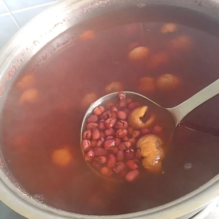 Red Bean Soup with Dried Longan|Chrissy Yinさん