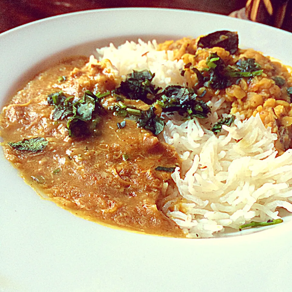 dal talka & beef haleem🇵🇰🇵🇰🇵🇰
バスマッティとパクリで至福😍|yo-chiさん