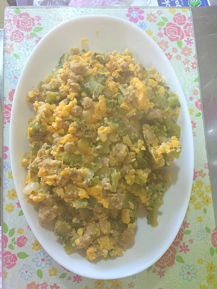 Ampalaya with egg|meraflorさん