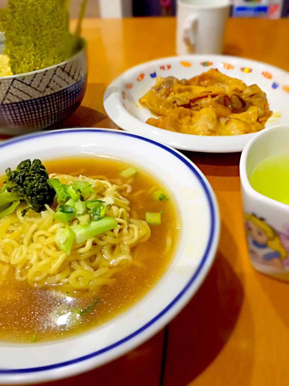 醤油ラーメン  豚肉の生姜焼き|ch＊K*∀o(^^*)♪さん