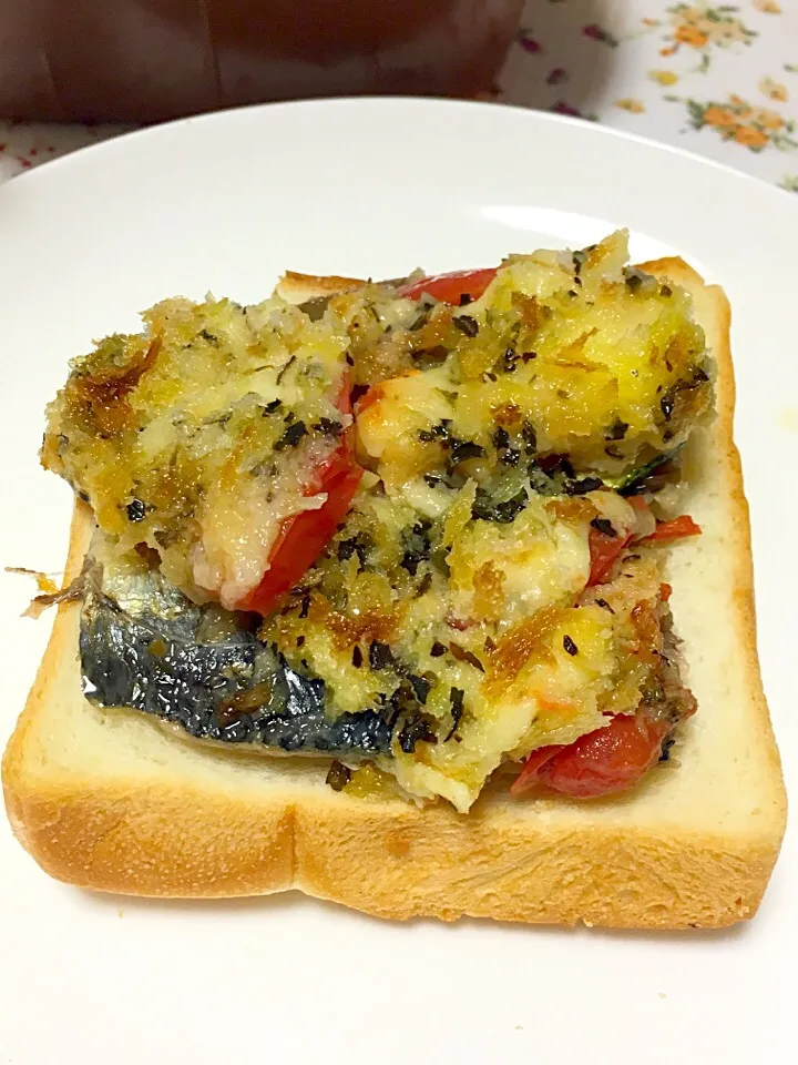 鰯の香草焼きトースト|あさみさん