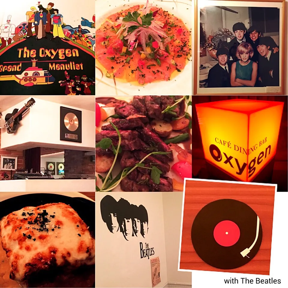 The Beatles に囲まれて♪ ある日の晩ご飯 @Oxygen 【dinner with The Beatles】|izoomさん