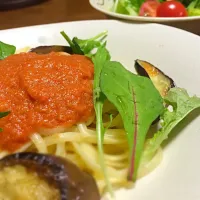 酒粕とトマトの吟醸パスタ|まぁみんさん