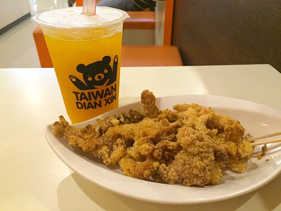 Taiwan dian xin "squid crispy bbq & mango blast"|hennyさん