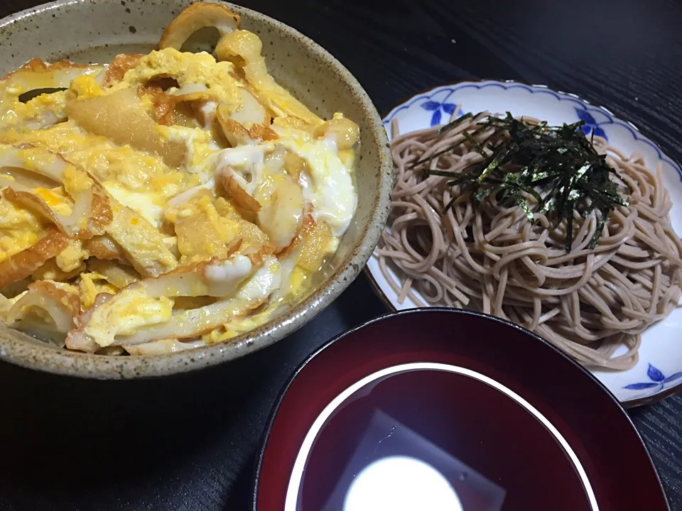 そば ちくわの卵とじ丼|アスカさん