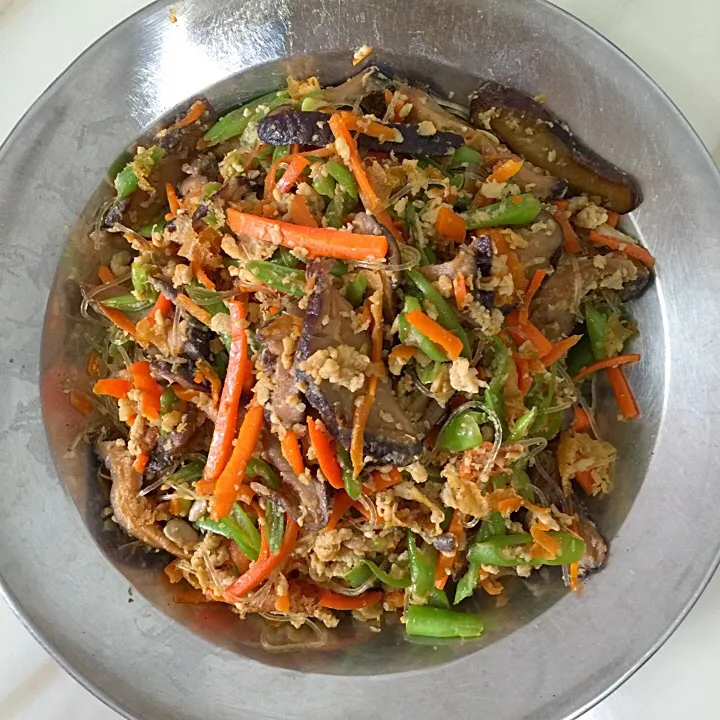 Rice vermicelli Egg with Mix Veg|Chrissy Yinさん