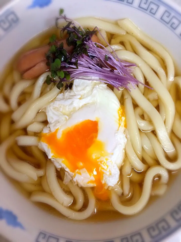 シンプル温泉たまごうどん、いただきます〜〜|mikiさん