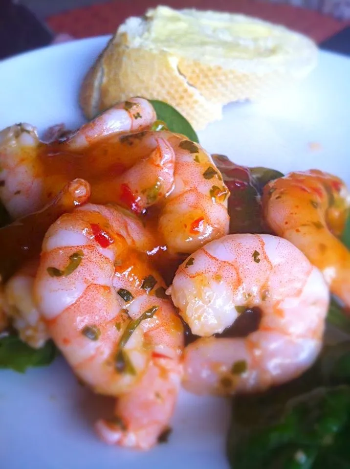 Spicy king prawns.|Karla Collington Ryderさん