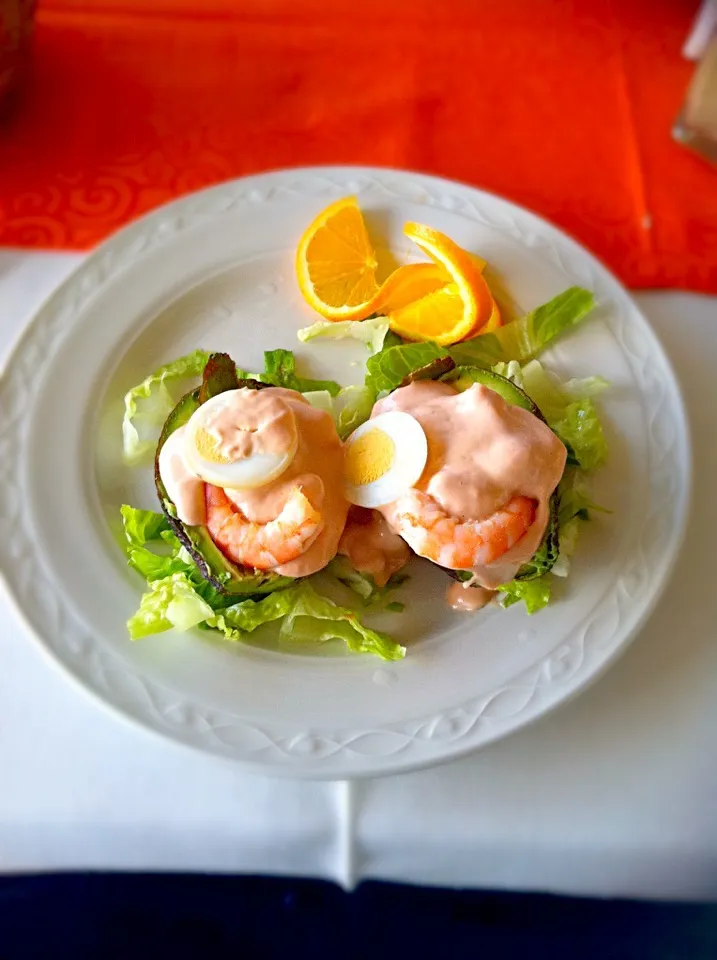 Prawn cocktail starter.|Karla Collington Ryderさん