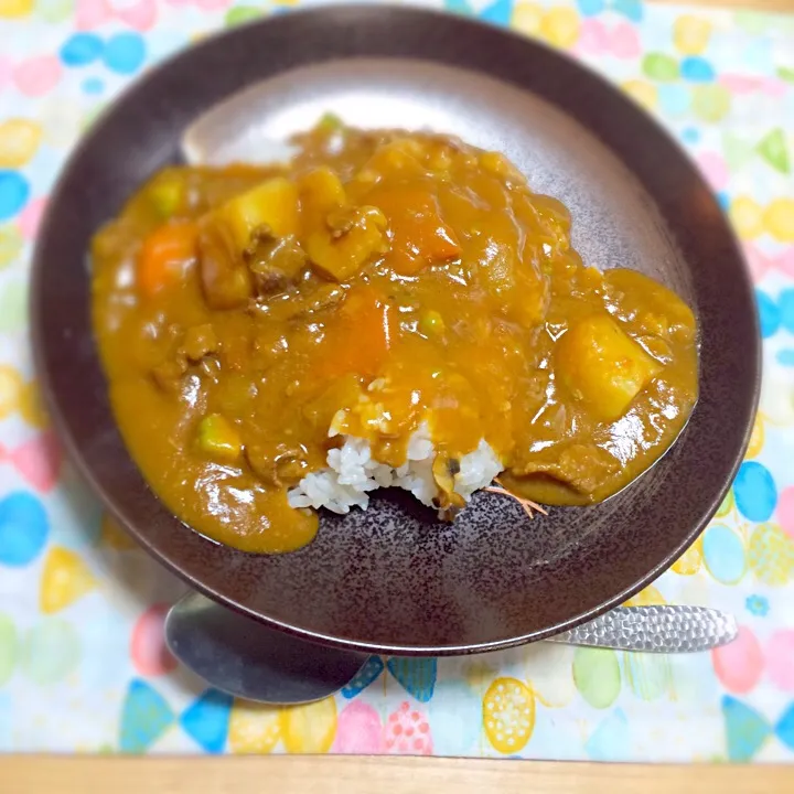 休日のパパカレー|ちーさん