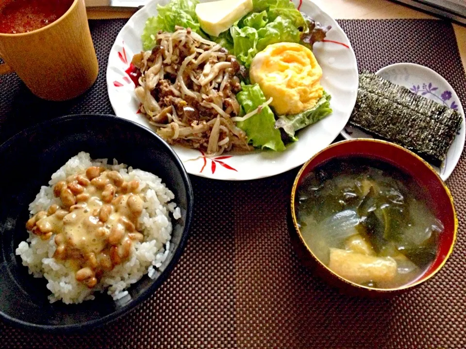 4月17日朝食兼昼食|ばぁさんさん