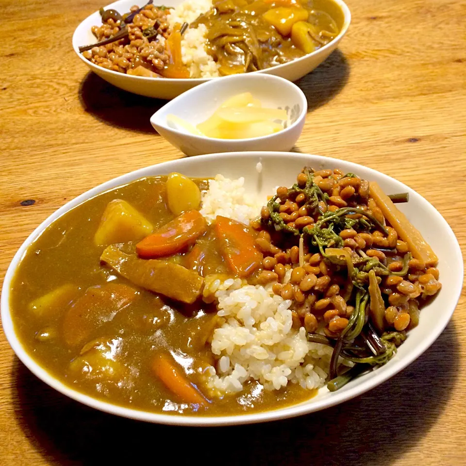 veganカレー
山菜納豆|makiko_aさん