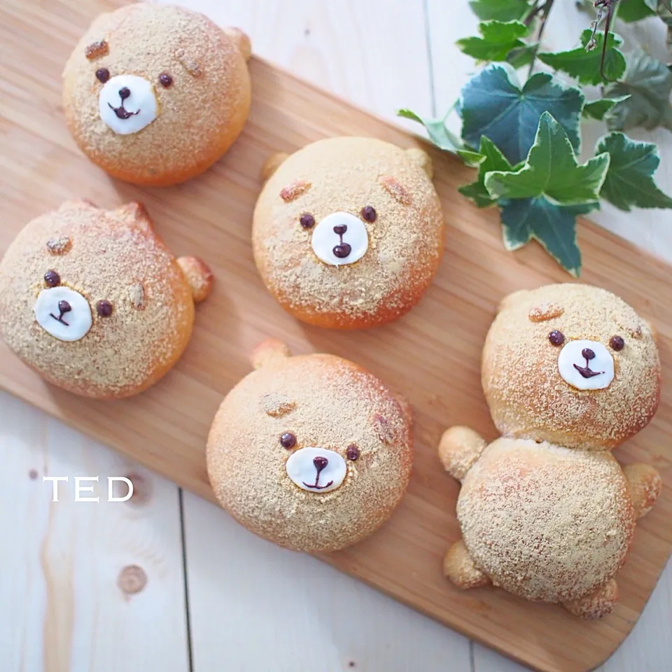 きなこと胡桃のtedパン♡|Kitayanさん