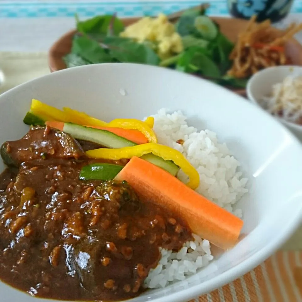 冷凍庫で眠っていたカレーにデミソースを合わせてね(=^ ^=)|ちぇさん