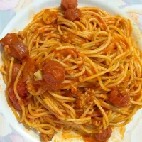 Snapdishの料理写真:Spagatti|qingqingさん