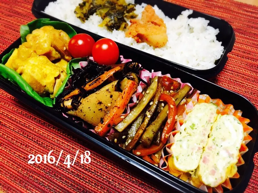 しょうこさんの料理 タンドリーチキン〜高2息子弁当〜|じゅんけさん